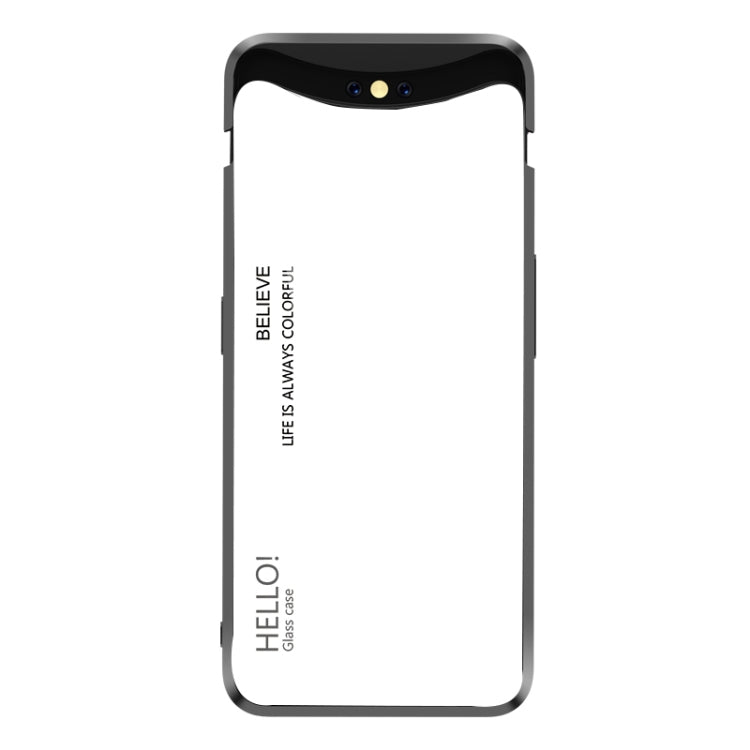 Gradient Color Glass Case for OPPO Find X