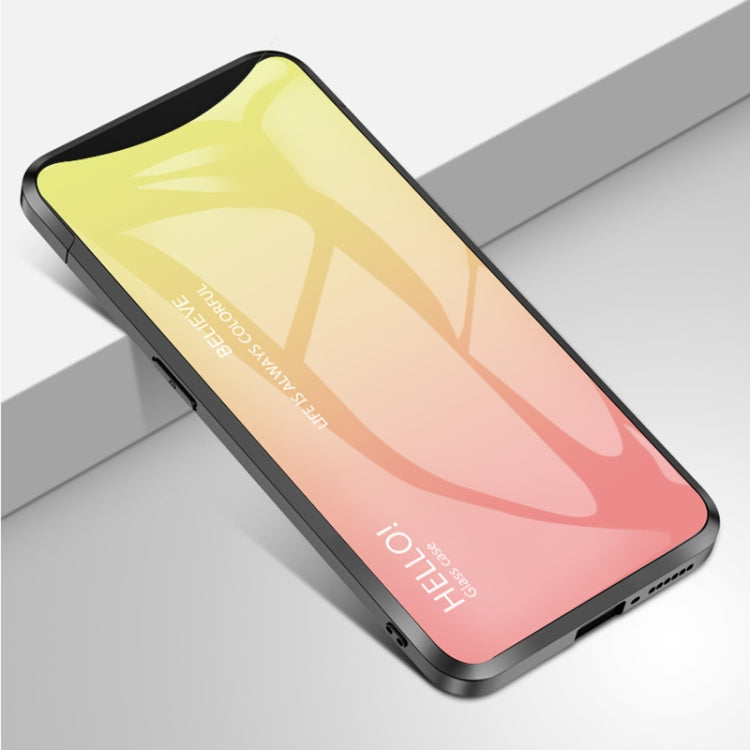 Gradient Color Glass Case for OPPO Find X