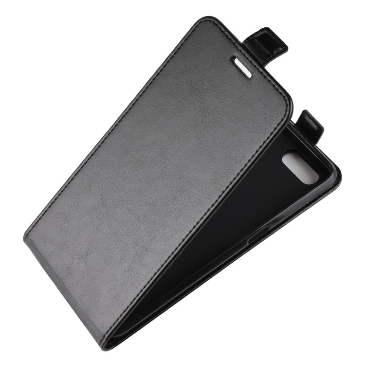 R64 Texture Single Fold Vertical Flip Leather Case for OPPO K1, with Card Slots & Wallet