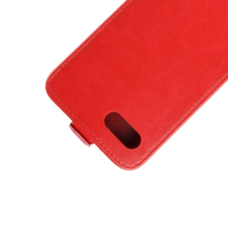 R64 Texture Single Fold Vertical Flip Leather Case for OPPO K1, with Card Slots & Wallet