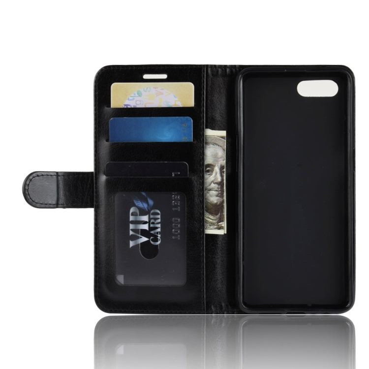 R64 Texture Single Fold Horizontal Flip Leather Case for OPPO K1, with Holder & Card Slots & Wallet