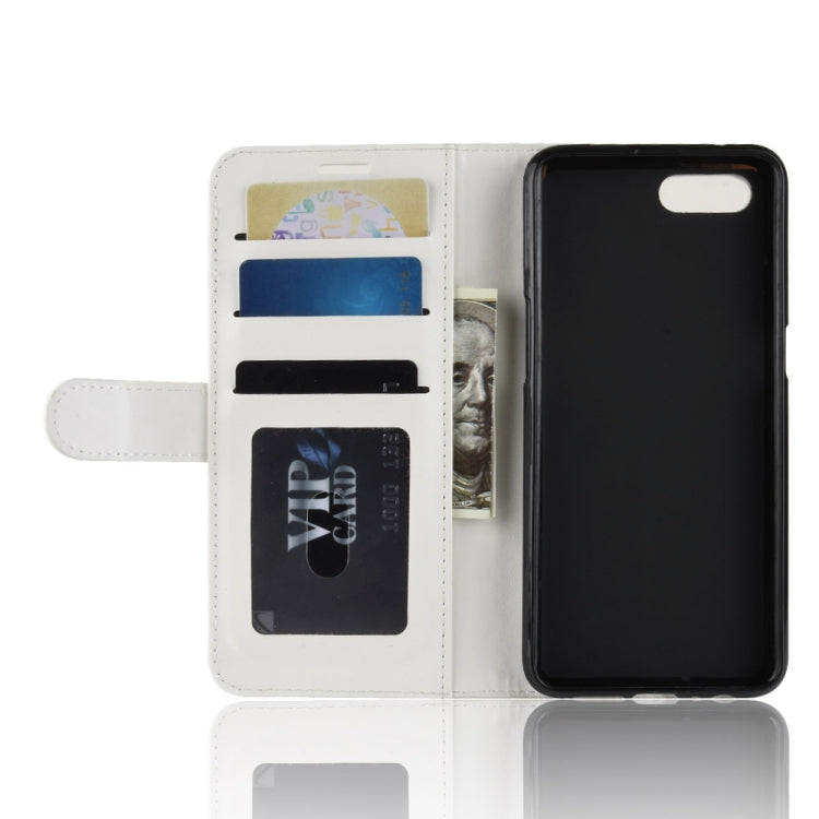 R64 Texture Single Fold Horizontal Flip Leather Case for OPPO K1, with Holder & Card Slots & Wallet