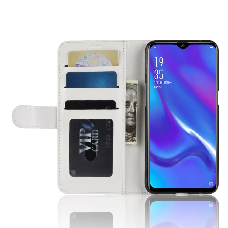 R64 Texture Single Fold Horizontal Flip Leather Case for OPPO K1, with Holder & Card Slots & Wallet