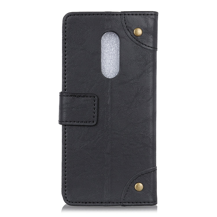 Copper Buckle Retro Crazy Horse Texture Horizontal Flip Leather Case for OPPO R17 Pro, with Holder & Card Slots & Wallet