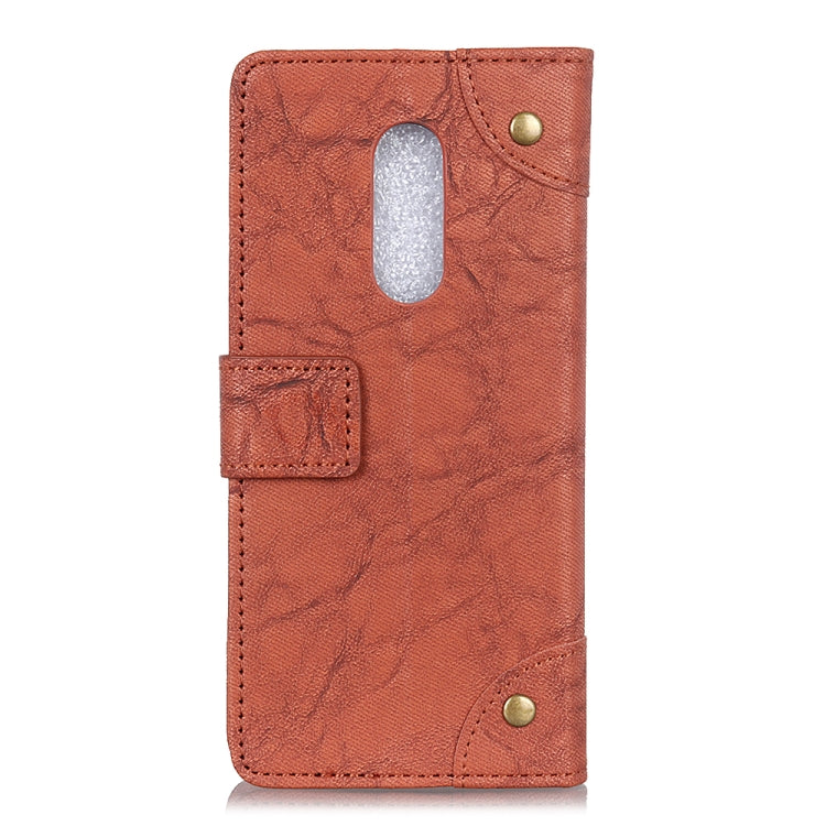Copper Buckle Retro Crazy Horse Texture Horizontal Flip Leather Case for OPPO R17 Pro, with Holder & Card Slots & Wallet