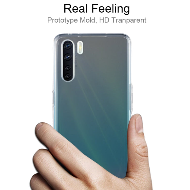 For OPPO A91 0.75mm Ultrathin Transparent TPU Soft Protective Case