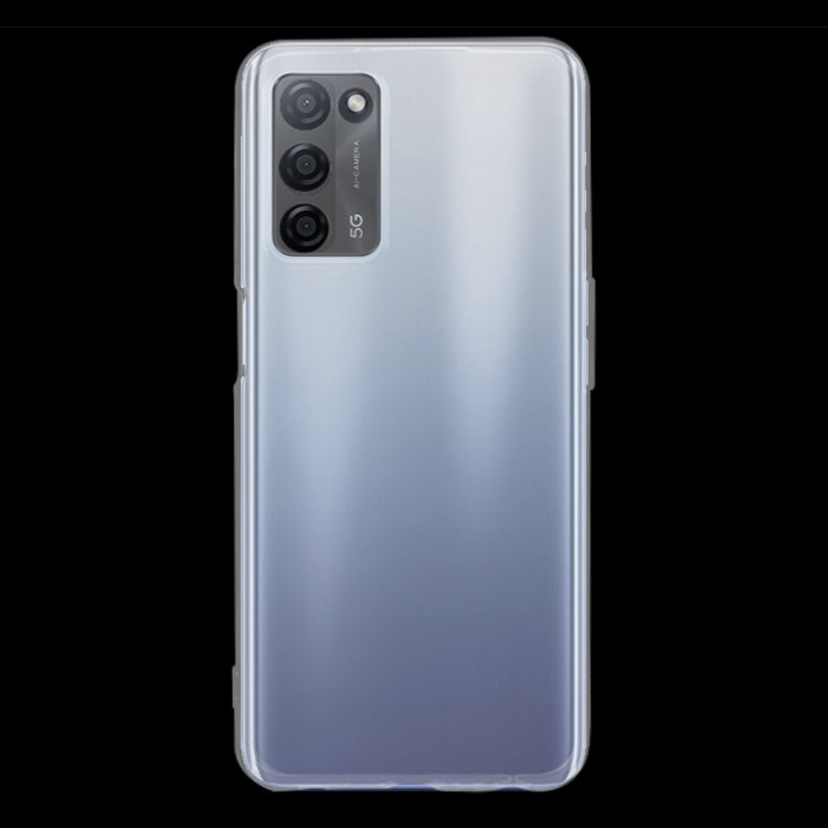 For OPPO A55 5G 0.75mm Ultra-thin Transparent TPU Soft Protective Case (Transparent)