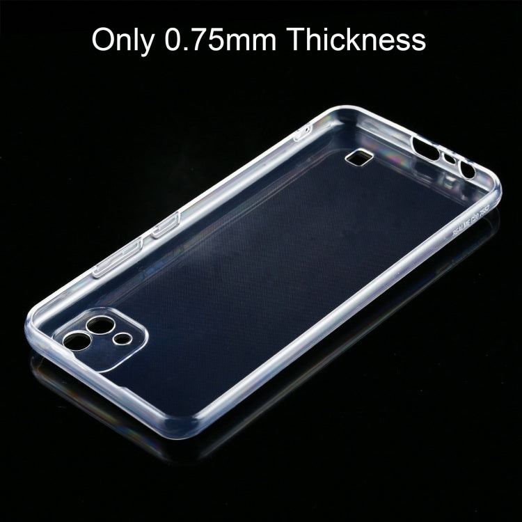 For OPPO Realme C20 0.75mm Ultra-thin Transparent TPU Soft Protective Case (Transparent)