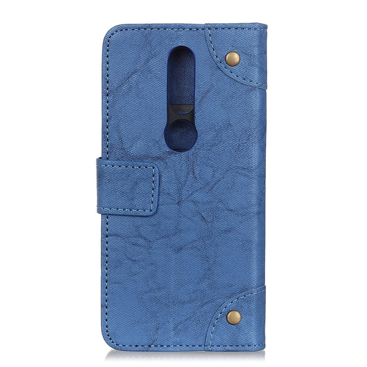 Copper Buckle Retro Crazy Horse Texture Horizontal Flip Leather Case for OPPO R19, with Holder & Card Slots & Wallet