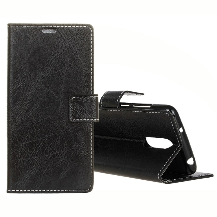 Retro Crazy Horse Texture Horizontal Flip Leather Case for OPPO R17 Pro, with Holder & Card Slots & Wallet