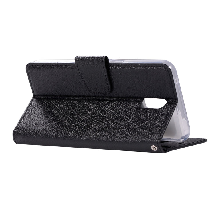 Silk Texture Horizontal Flip Leather Case for OPPO R17, with Holder & Card slots & Wallet & Photo Frame