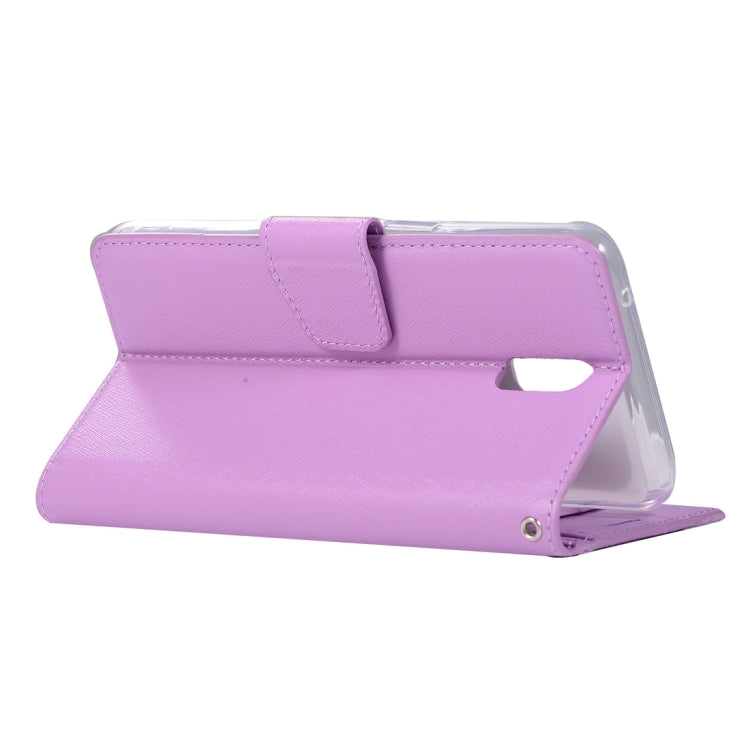 Silk Texture Horizontal Flip Leather Case for OPPO R17, with Holder & Card slots & Wallet & Photo Frame