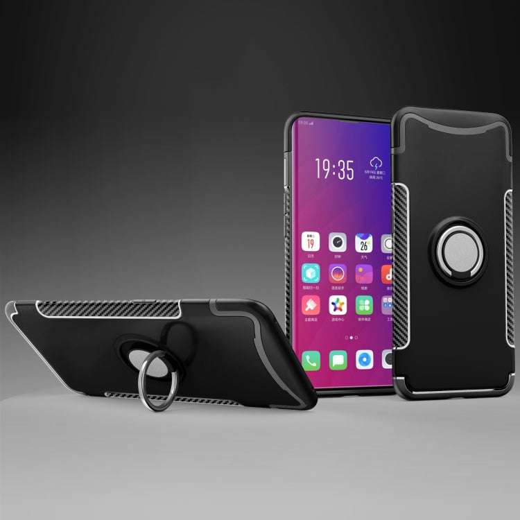Magnetic 360 Degree Rotation Ring Holder Armor Protective Case for OPPO Find X