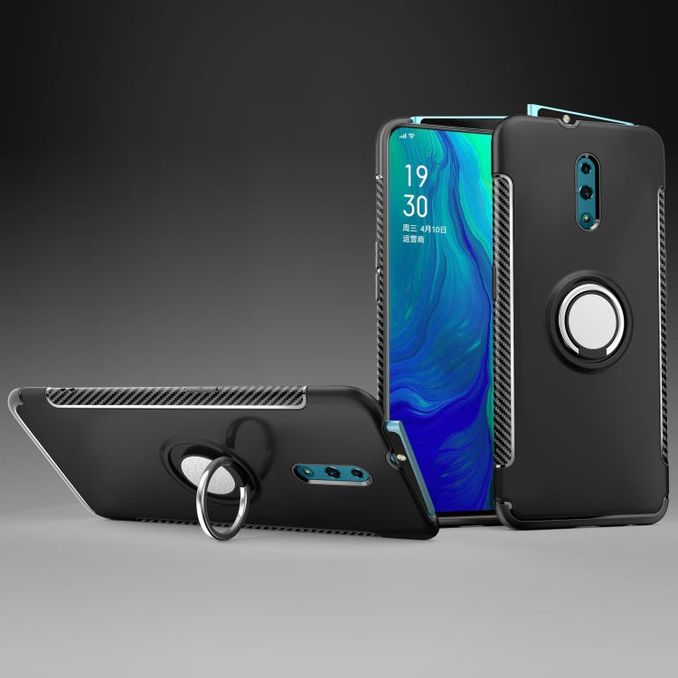Magnetic 360 Degree Rotation Ring Holder Armor Protective Case for OPPO Reno