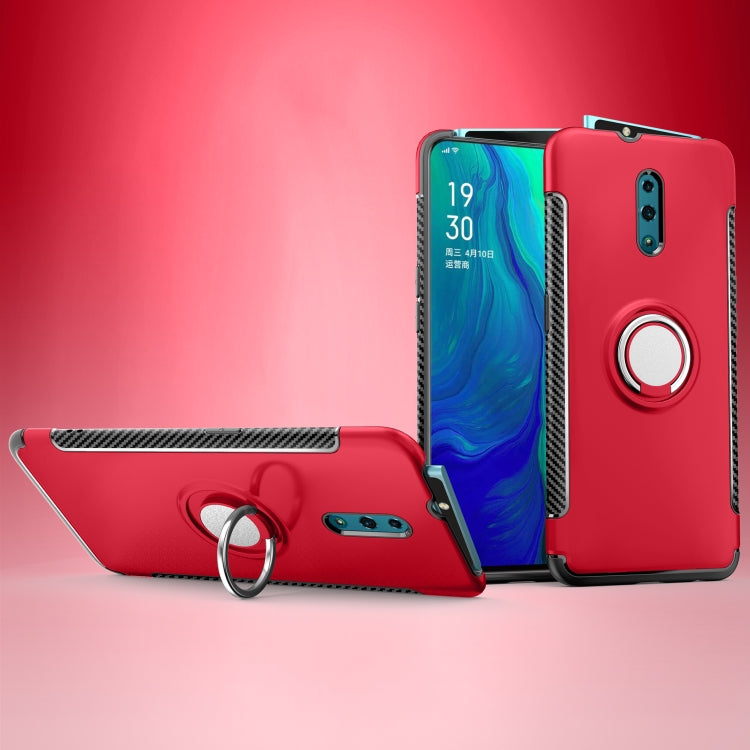 Magnetic 360 Degree Rotation Ring Holder Armor Protective Case for OPPO Reno