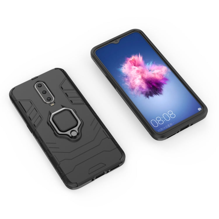 PC + TPU Shockproof Protective Case for OPPO R17 Plus, with Magnetic Ring Holder