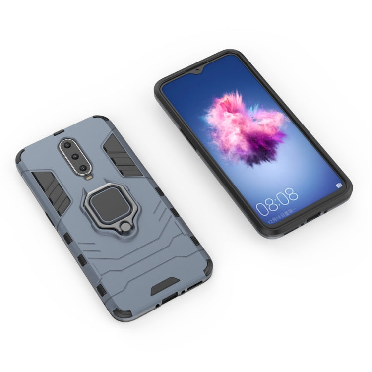 PC + TPU Shockproof Protective Case for OPPO R17 Plus, with Magnetic Ring Holder