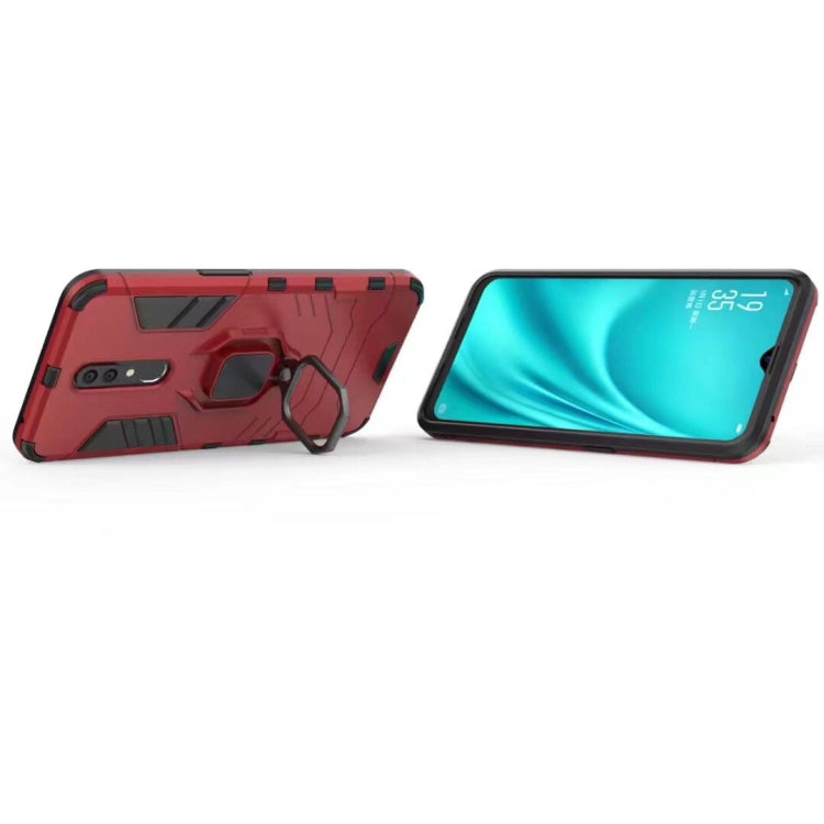 Shockproof PC + TPU Case with Magnetic Ring Holder for OPPO F11 / A9