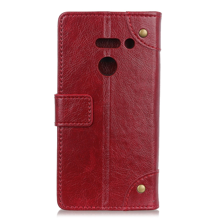 Copper Buckle Nappa Texture Horizontal Flip Leather Case for LG G8 ThinQ, with Holder & Card Slots & Wallet