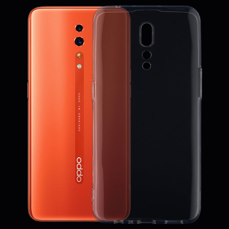 0.75mm Ultrathin Transparent TPU Soft Protective Case for OPPO Reno Z