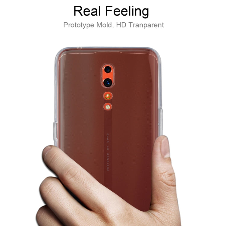 0.75mm Ultrathin Transparent TPU Soft Protective Case for OPPO Reno Z