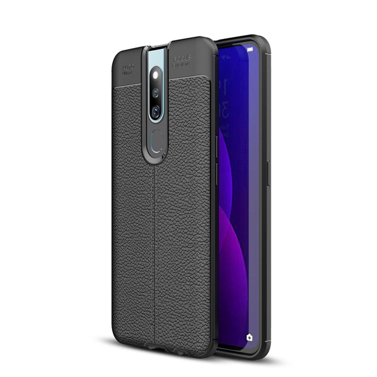Litchi Texture TPU Shockproof Case for OPPO F11 Pro