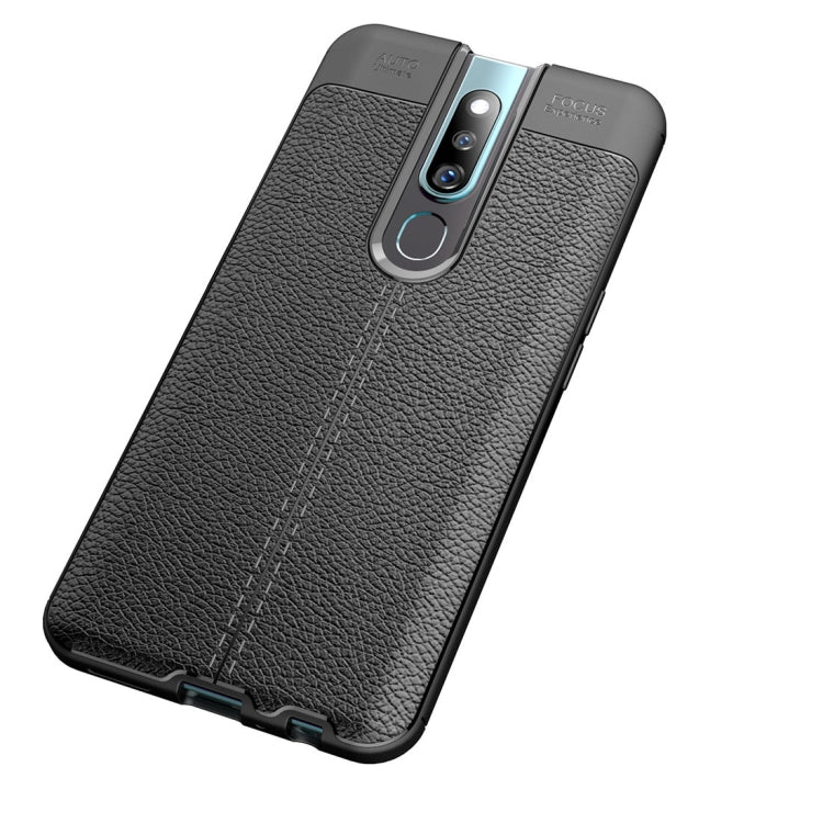 Litchi Texture TPU Shockproof Case for OPPO F11 Pro