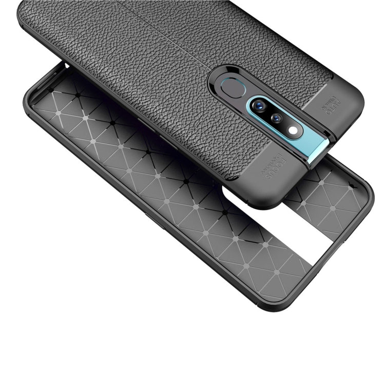 Litchi Texture TPU Shockproof Case for OPPO F11 Pro