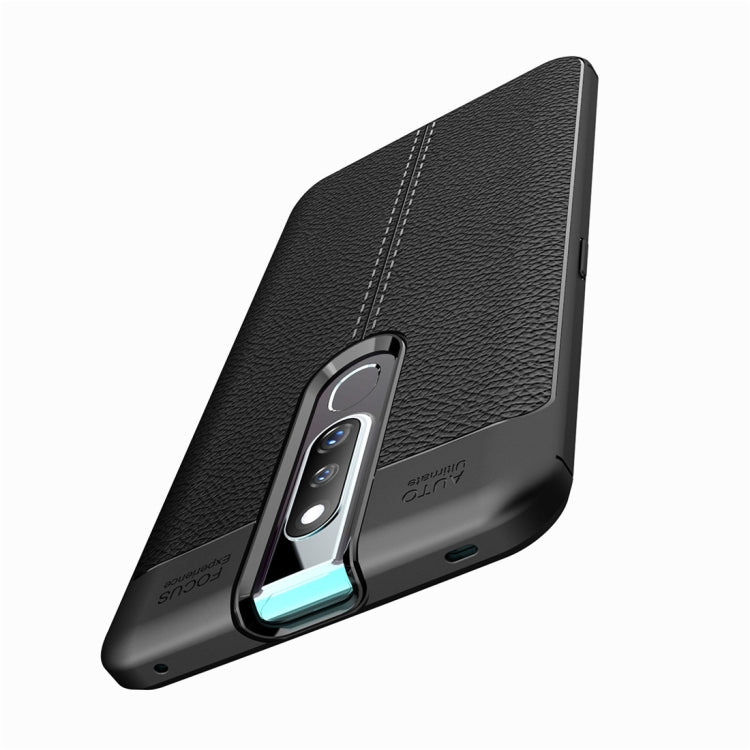Litchi Texture TPU Shockproof Case for OPPO F11 Pro