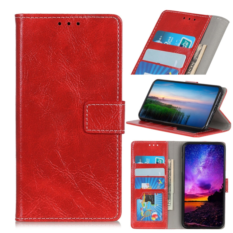 Retro Crazy Horse Texture Horizontal Flip Leather Case for OPPO A5s / AX5s, with Holder & Card Slots & Wallet & Photo Frame