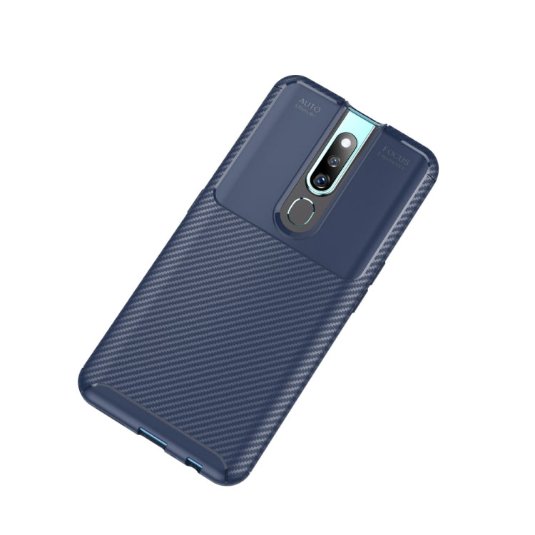 Carbon Fiber Texture Shockproof TPU Case for OPPO F11 Pro