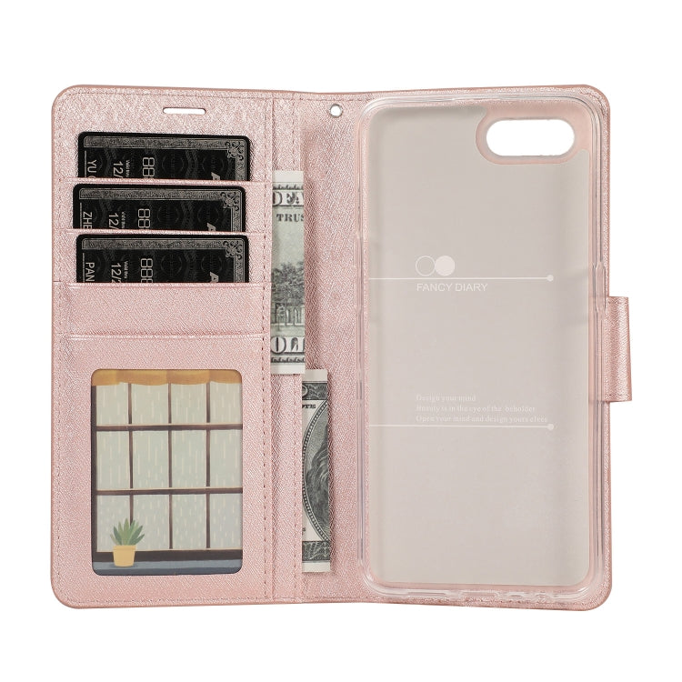 Silk Texture Horizontal Flip Leather Case for OPPO A5s (AX5s), with Holder & Card Slots & Wallet & Photo Frame