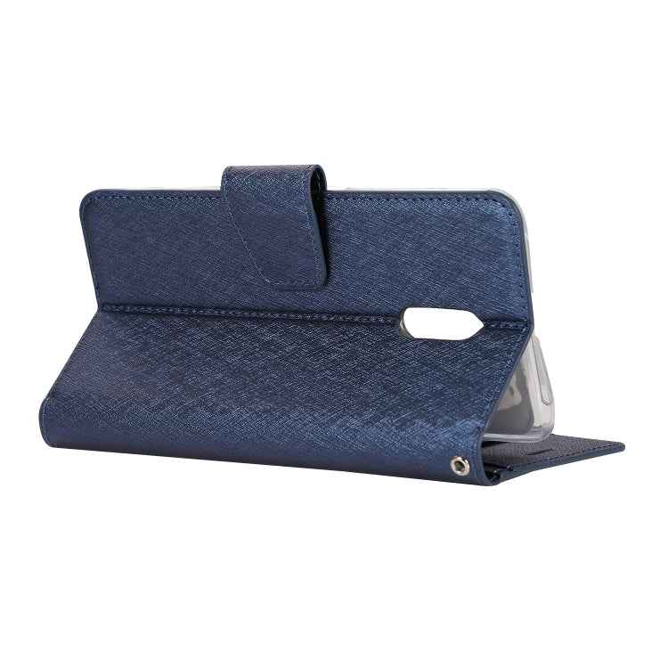 Silk Texture Horizontal Flip Leather Case for OPPO Reno, with Holder & Card Slots & Wallet & Photo Frame