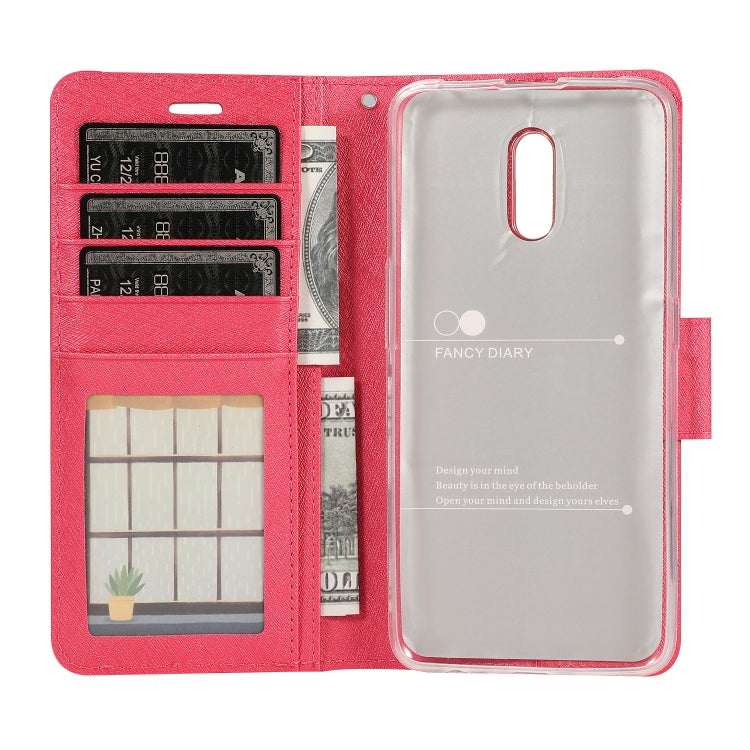 Silk Texture Horizontal Flip Leather Case for OPPO Reno, with Holder & Card Slots & Wallet & Photo Frame