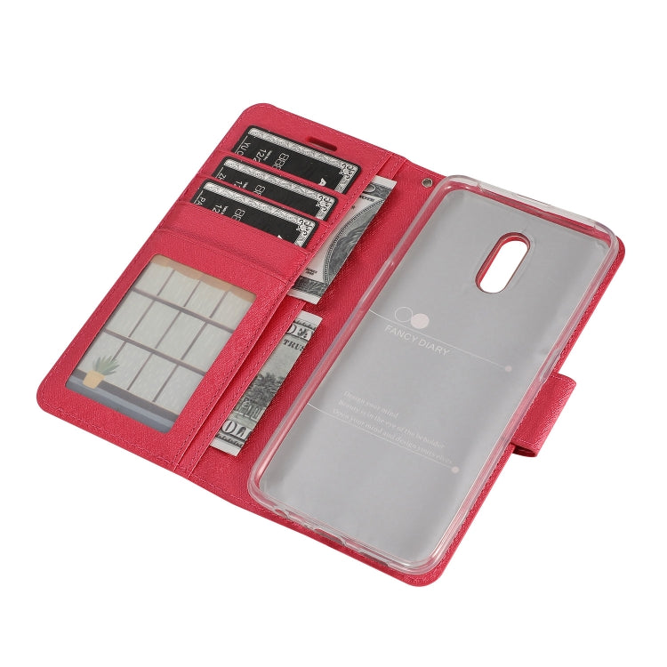 Silk Texture Horizontal Flip Leather Case for OPPO Reno, with Holder & Card Slots & Wallet & Photo Frame