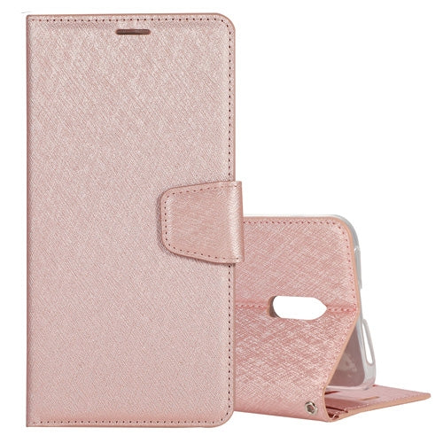 Silk Texture Horizontal Flip Leather Case for OPPO Reno, with Holder & Card Slots & Wallet & Photo Frame