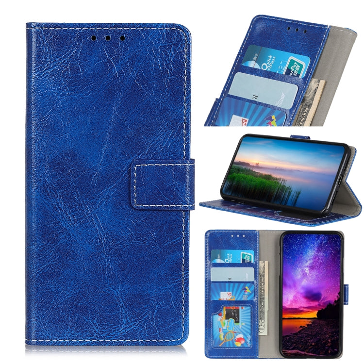 Magnetic Retro Crazy Horse Texture Horizontal Flip Leather Case for OPPO Reno, with Holder & Card Slots & Wallet