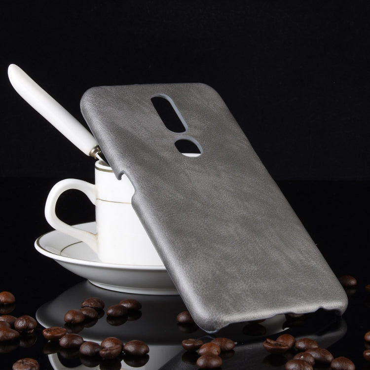 Shockproof Litchi Texture PC + PU Case for OPPO F11 Pro