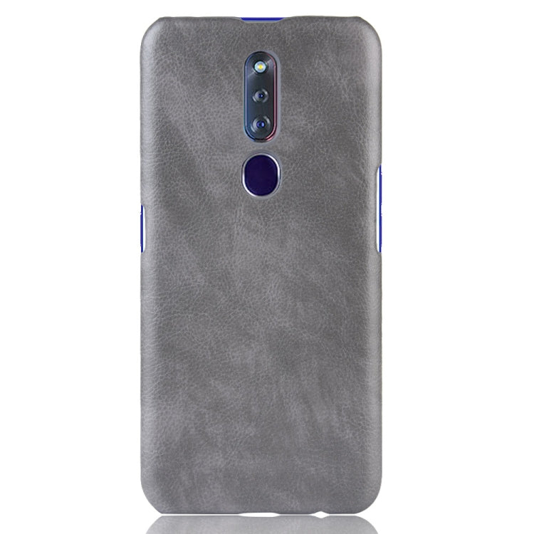 Shockproof Litchi Texture PC + PU Case for OPPO F11 Pro