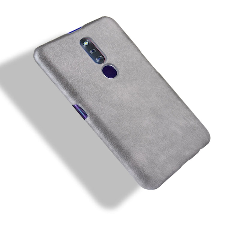 Shockproof Litchi Texture PC + PU Case for OPPO F11 Pro