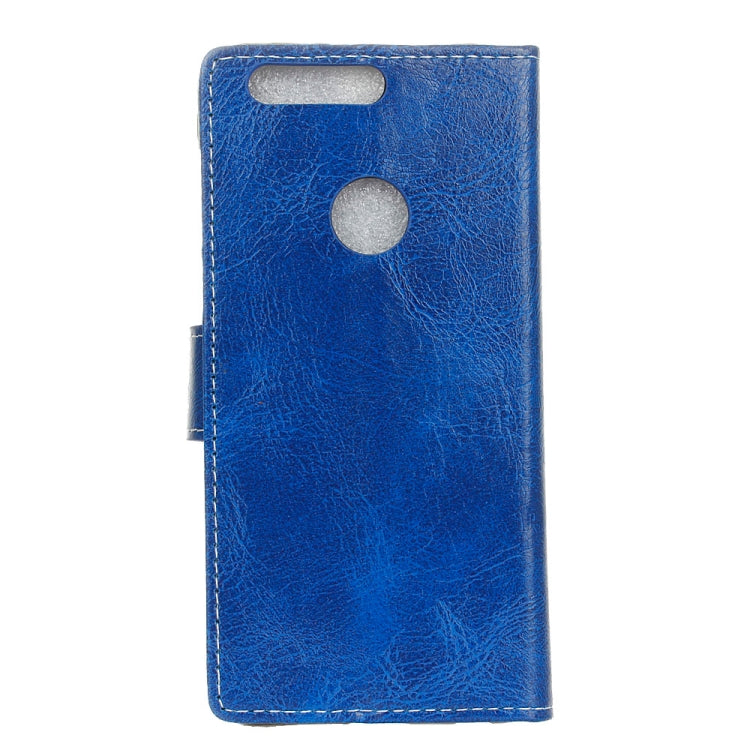 Retro Crazy Horse Texture Horizontal Flip Leather Case for OPPO F9 (F9 Pro) / OPPO A7x, with Holder & Card Slots & Wallet