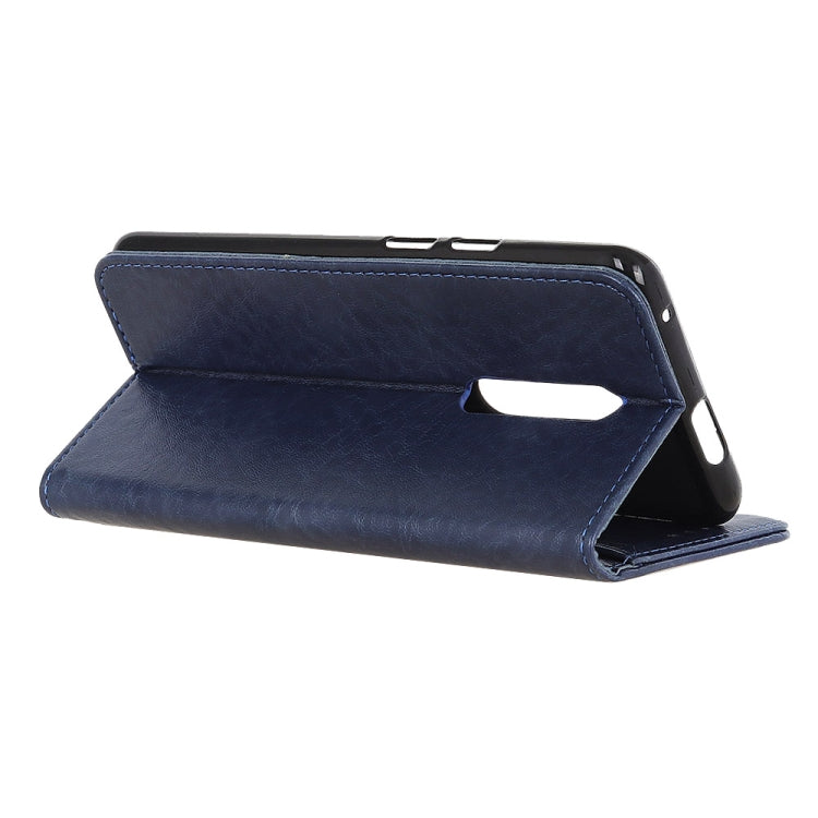 Magnetic Crazy Hores Texture Horizontal Flip Leather Case for OPPO Reno, with Holder & Card Slots & Wallet