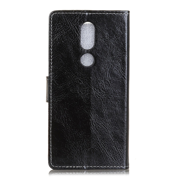Retro Crazy Horse Texture Horizontal Flip Leather Case for OPPO R19, with Holder & Card Slots & Photo Frame