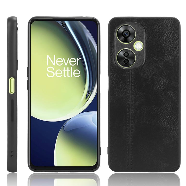 Cow Pattern Sewing Back Cover Phone Case For OnePlus Nord N30 5G / Nord CE 3 Lite / Nord CE 3 5G