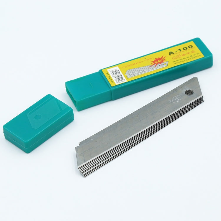 10 PCS 18mm Stainless Steel Utility Knife Cutter Blade