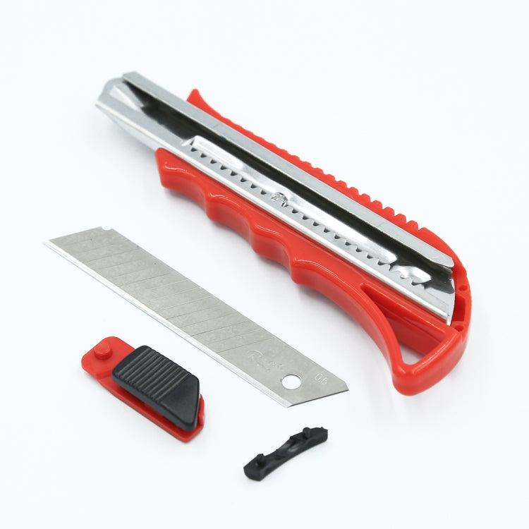 Large Size Utility Knife Paper Cutter with Stainless Steel Blade, Random Color Delivery
