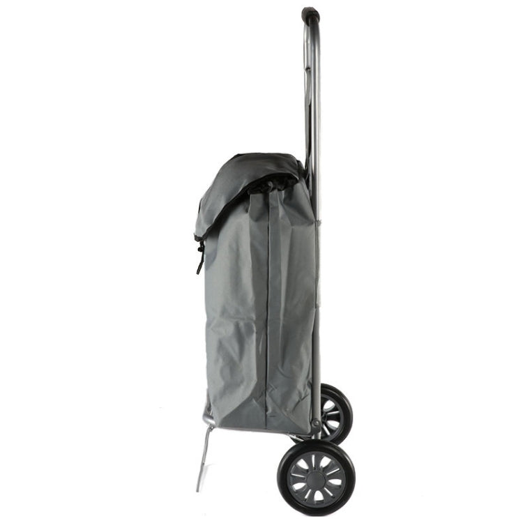 Portable Foldable Iron Cloth Bag Luggage Truck Hand Cart Shopping Small Trolley Case