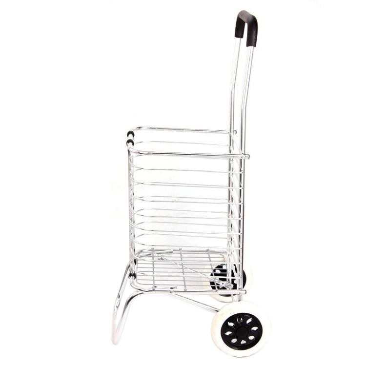 Portable Foldable Aluminum Alloy Luggage Truck Hand Cart Shopping Small Trolley Case