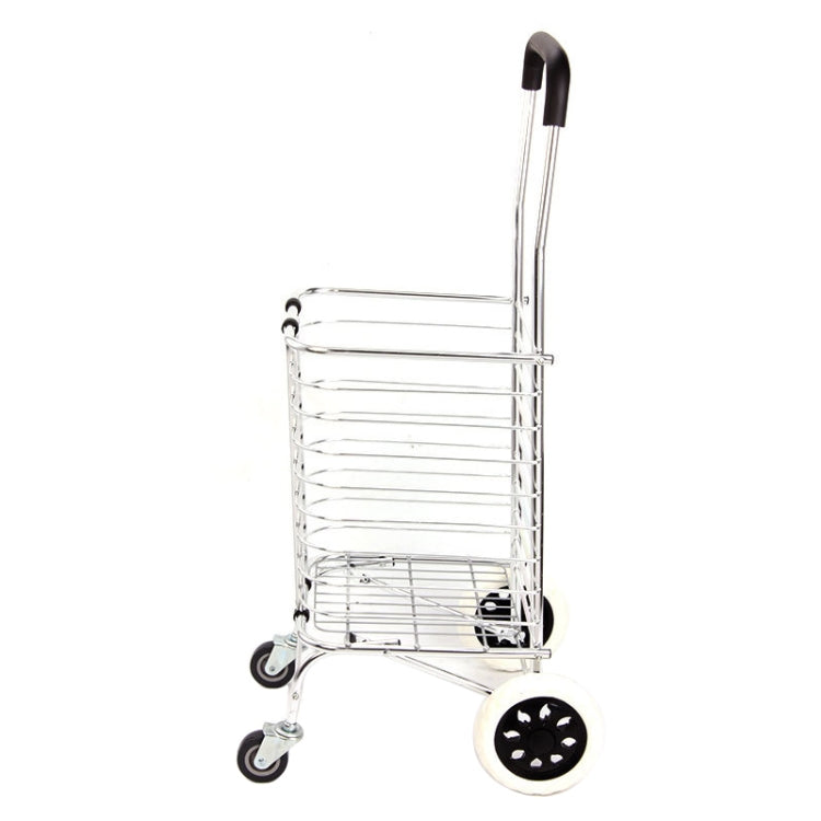 Portable Foldable Household Aluminum Alloy Luggage Truck Hand Cart Shopping Small Trolley Case