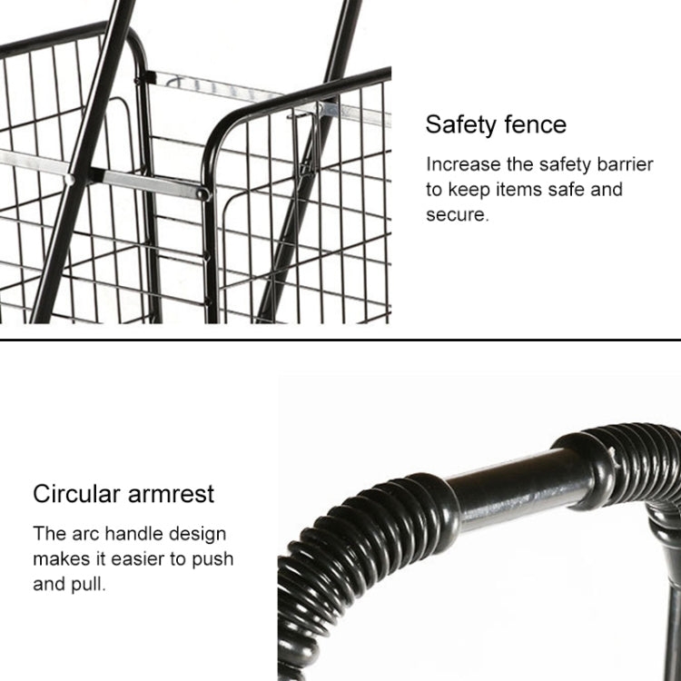 Portable Foldable Household Luggage Truck Hand Cart Shopping Small Trolley Case